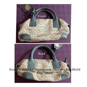 Dooney Bourke Monogram Leather Handheld bag - small